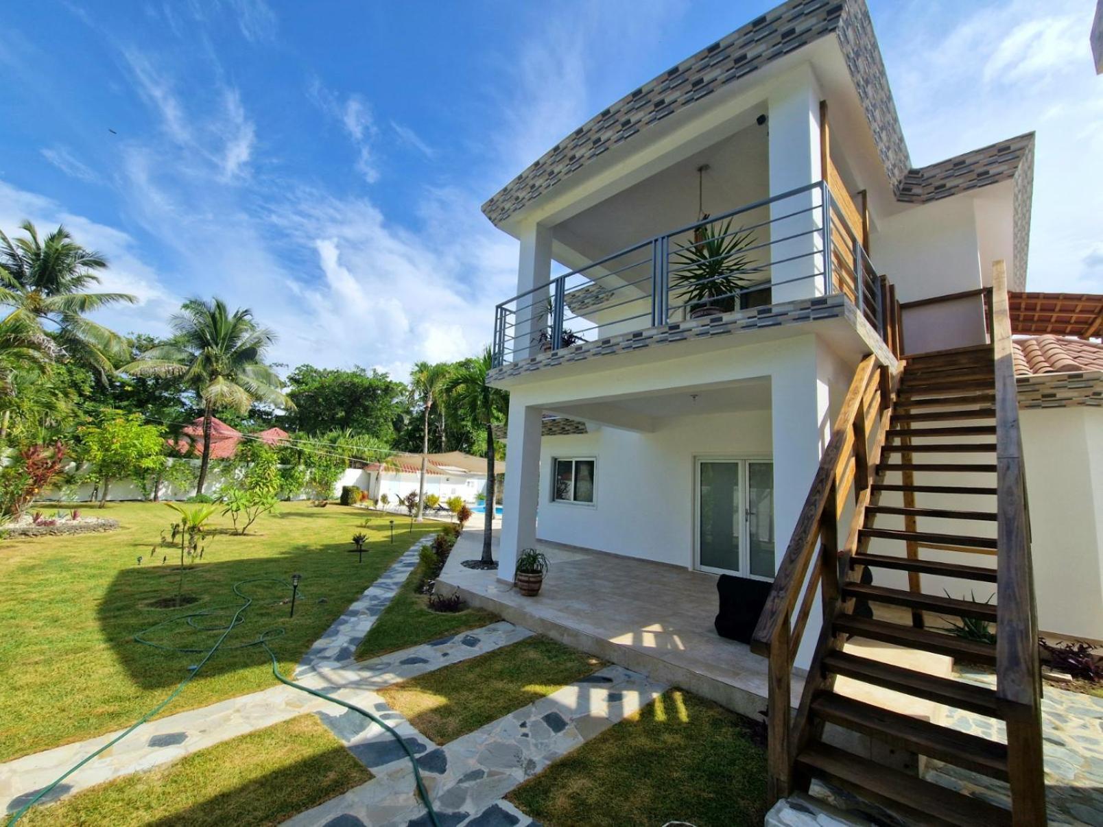 Casa Blanca - White House Apartment Cabarete ภายนอก รูปภาพ